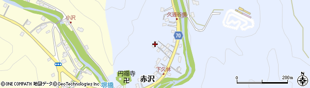 埼玉県飯能市赤沢988周辺の地図