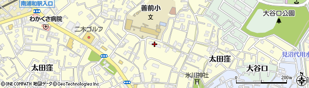 埼玉県さいたま市南区太田窪2580周辺の地図