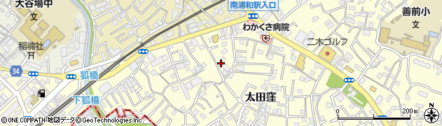 埼玉県さいたま市南区太田窪2032周辺の地図