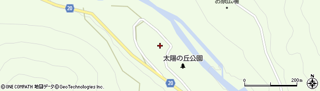 長野県木曽町（木曽郡）三岳（栩山）周辺の地図