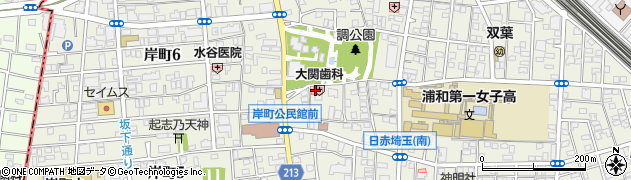 大関歯科医院周辺の地図