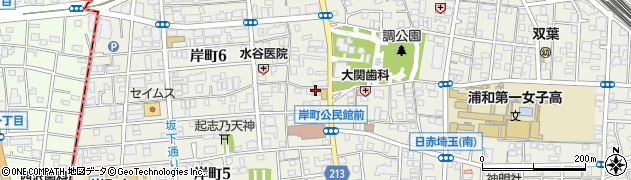 株式会社天平堂　浦和店周辺の地図