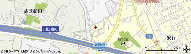 埼玉県川口市安行816周辺の地図
