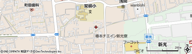 埼玉県飯能市双柳1200周辺の地図