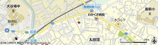 埼玉県さいたま市南区太田窪2037周辺の地図
