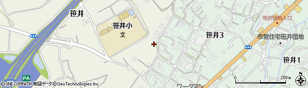 埼玉県狭山市笹井1546周辺の地図