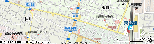 東和銀行飯能支店周辺の地図