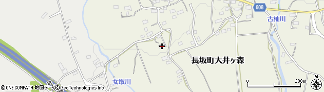 山梨県北杜市長坂町大井ヶ森1355周辺の地図