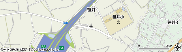 埼玉県狭山市笹井1993周辺の地図