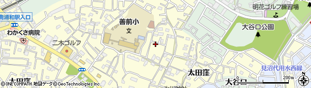 埼玉県さいたま市南区太田窪2608周辺の地図