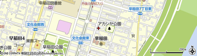 埼玉県三郷市早稲田周辺の地図
