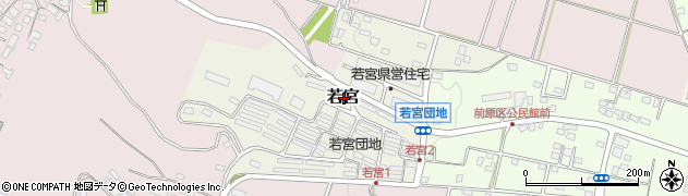 長野県伊那市若宮周辺の地図