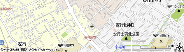 埼玉県川口市安行6周辺の地図