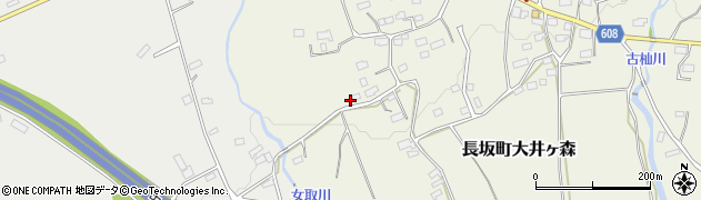山梨県北杜市長坂町大井ヶ森1359周辺の地図