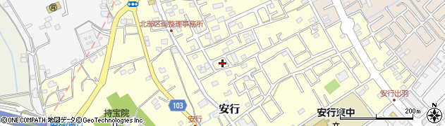 埼玉県川口市安行344周辺の地図