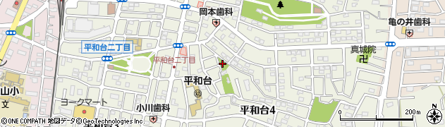 平和台六号公園周辺の地図
