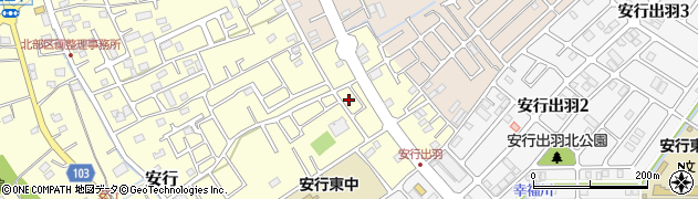 埼玉県川口市安行170周辺の地図