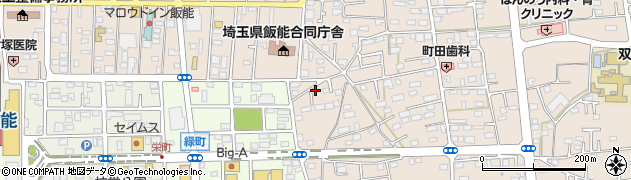 埼玉県飯能市双柳628周辺の地図