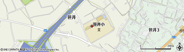 埼玉県狭山市笹井1700周辺の地図