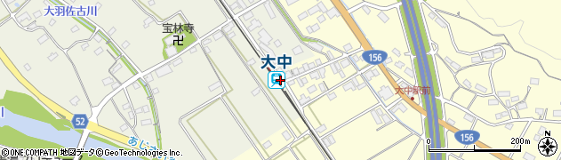 大中駅周辺の地図