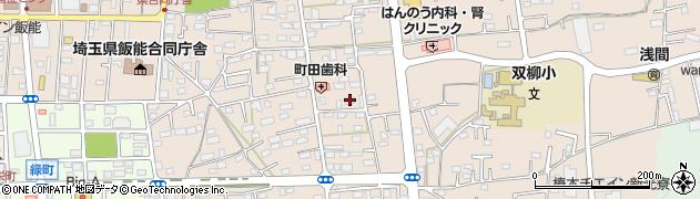 埼玉県飯能市双柳588周辺の地図