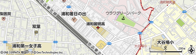 埼玉県さいたま市浦和区東岸町10周辺の地図
