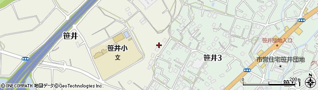 埼玉県狭山市笹井1551周辺の地図