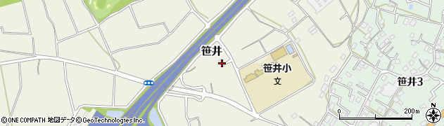 埼玉県狭山市笹井2002周辺の地図