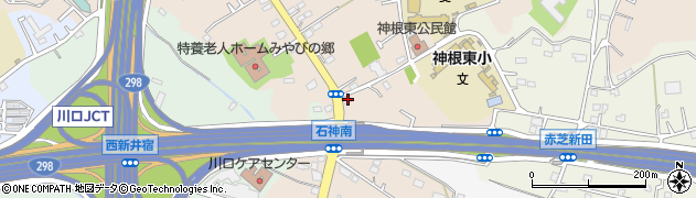 埼玉県川口市石神1258周辺の地図
