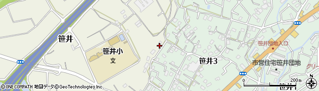 埼玉県狭山市笹井1553周辺の地図