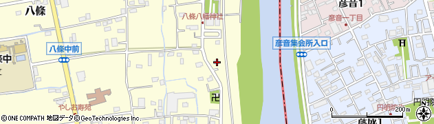 埼玉県八潮市八條4042周辺の地図