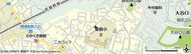 埼玉県さいたま市南区太田窪2514周辺の地図