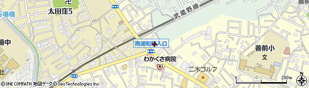 埼玉県さいたま市南区太田窪1955周辺の地図