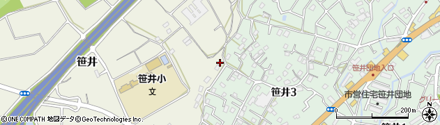 埼玉県狭山市笹井1554周辺の地図