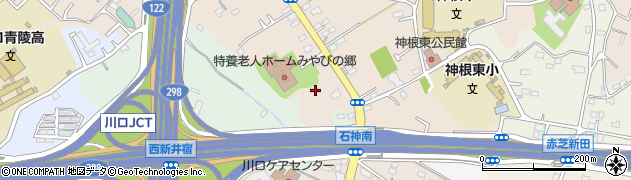 埼玉県川口市石神50周辺の地図