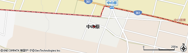 長野県伊那市中の原周辺の地図