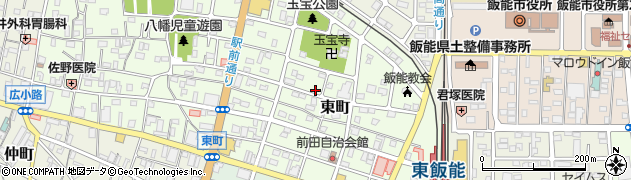 埼玉県飯能市東町周辺の地図