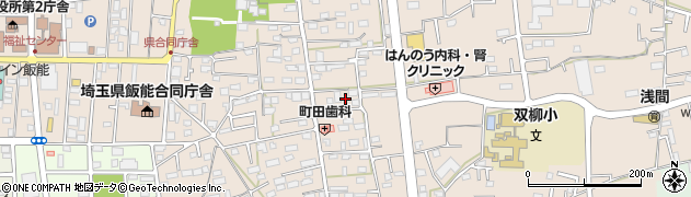 埼玉県飯能市双柳585周辺の地図