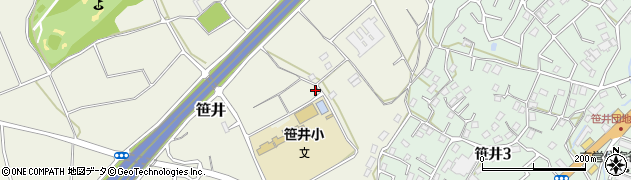 埼玉県狭山市笹井1708周辺の地図