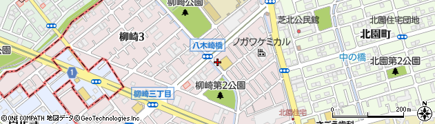 埼玉県川口市柳崎周辺の地図