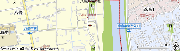 埼玉県八潮市八條4046周辺の地図