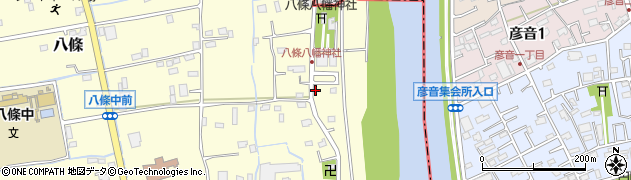 埼玉県八潮市八條4047周辺の地図