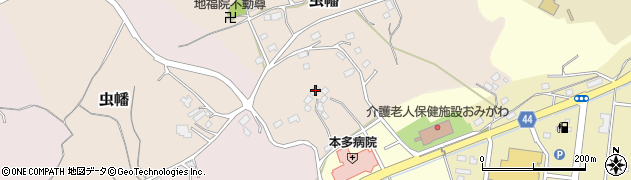 千葉県香取市虫幡1532周辺の地図