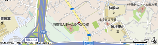 埼玉県川口市石神75周辺の地図