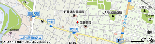 飯能八幡郵便局 ＡＴＭ周辺の地図