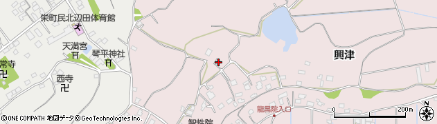 千葉県印旛郡栄町興津172周辺の地図
