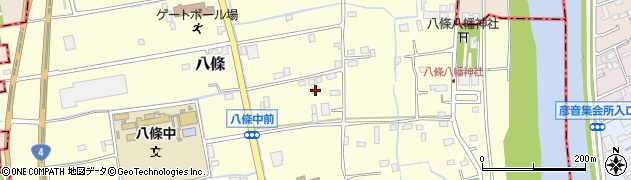 埼玉県八潮市八條229周辺の地図