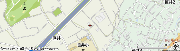 埼玉県狭山市笹井1671周辺の地図