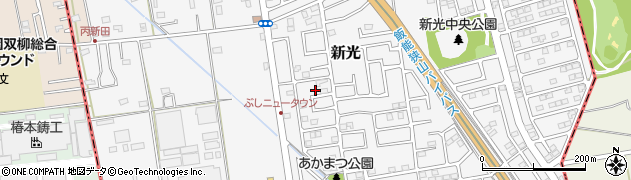 埼玉県入間市新光周辺の地図