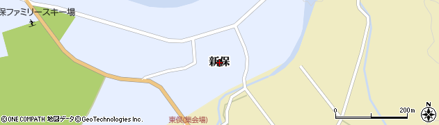 福井県池田町（今立郡）新保周辺の地図